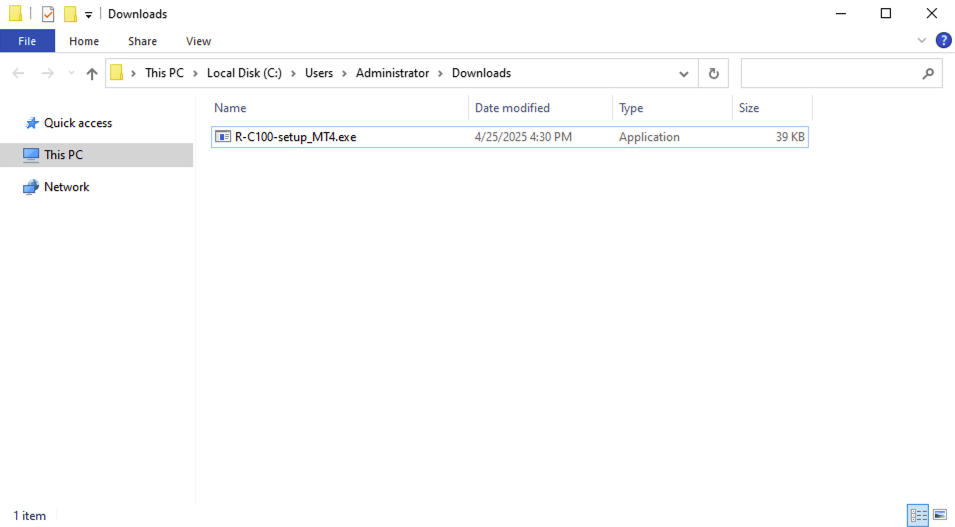 R-C100 installer