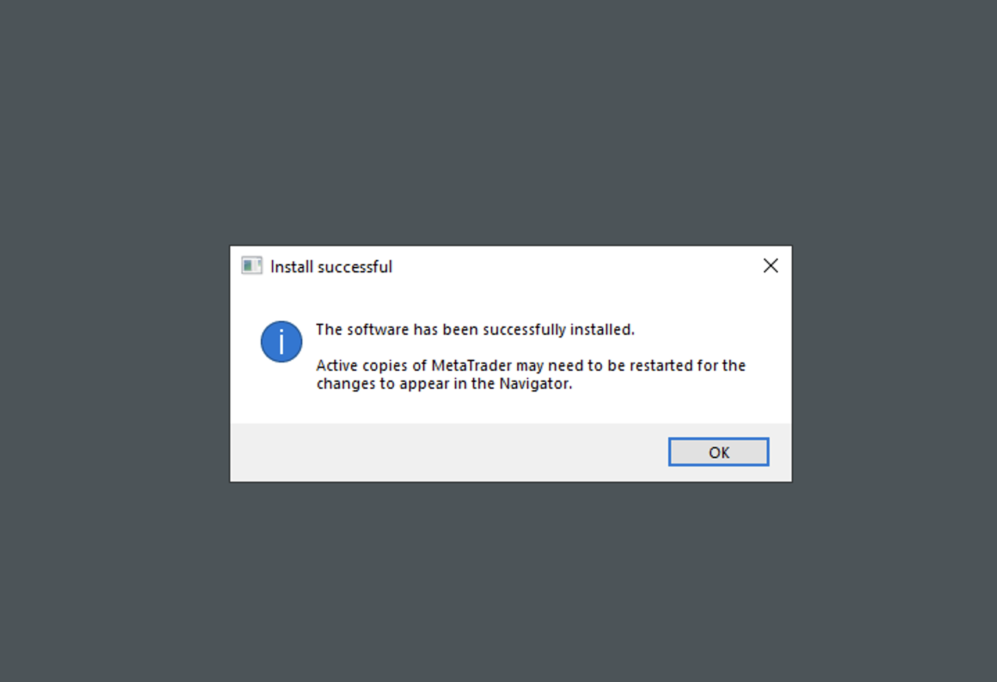 R-C100 installer completed
